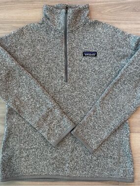 Patagonia Gray Better Sweater Quarter-Zip